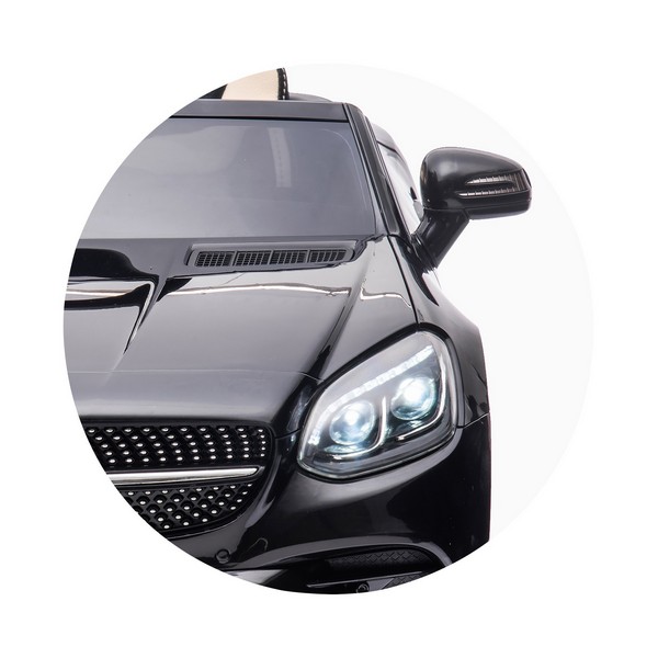 Продукт Акумулаторна кола - Mercedes Benz SLC300 с меки гуми и кожена седалка - 0 - BG Hlapeta