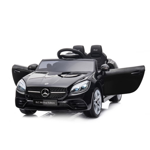 Продукт Акумулаторна кола - Mercedes Benz SLC300 с меки гуми и кожена седалка - 0 - BG Hlapeta