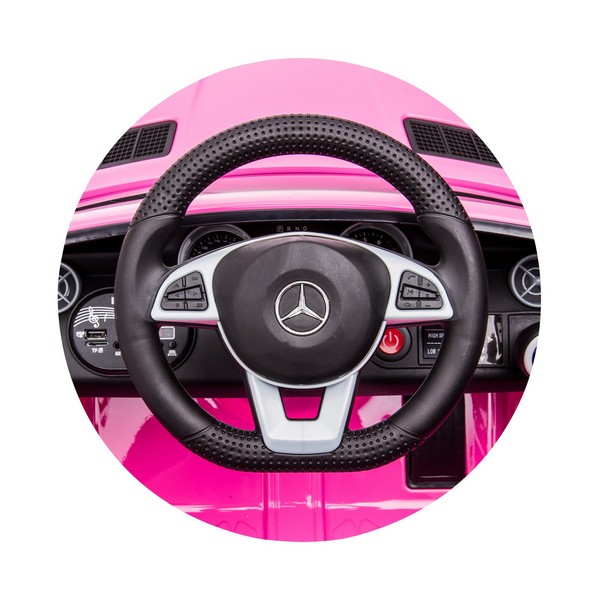 Продукт Акумулаторна кола - Mercedes Benz SLC300 с меки гуми и кожена седалка - 0 - BG Hlapeta