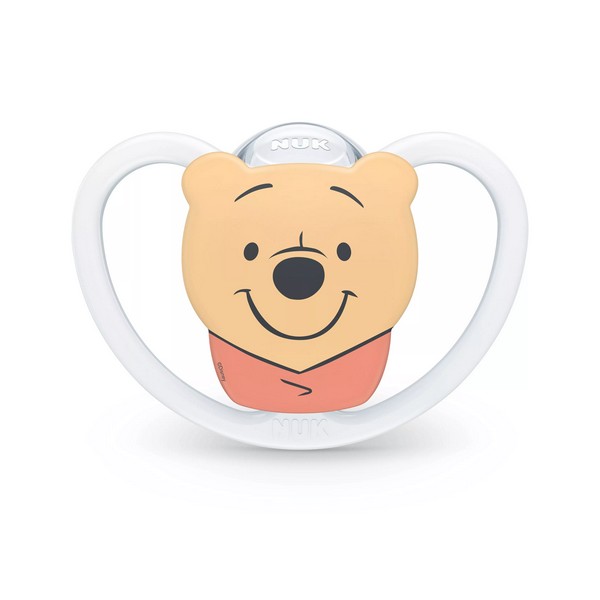 Продукт NUK Perfect Match AIR, Мечо Пух - Биберон залъгалка, силикон 6-18 мес. 1бр. - 0 - BG Hlapeta