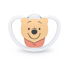 NUK Perfect Match AIR, Мечо Пух - Биберон залъгалка, силикон 6-18 мес. 1бр.