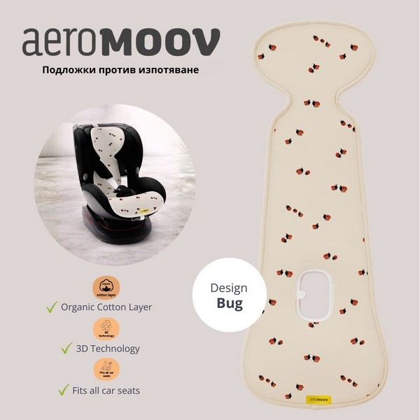 Продукт Aeromoov Air Layer група 1 (9-18кг)  - Подложки против изпотяване за столче за кола и някои видове количка - 0 - BG Hlapeta