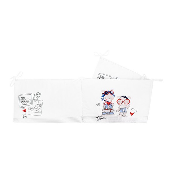 Продукт Kikkaboo Love Rome - Обиколник с вата 210см - 0 - BG Hlapeta