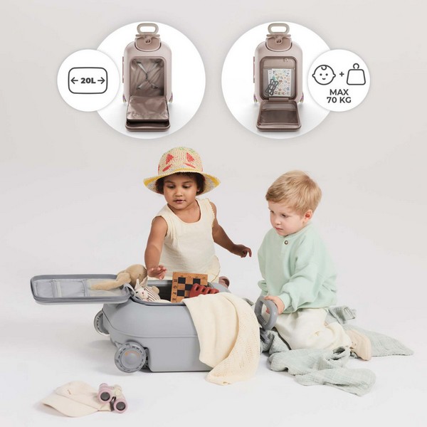Продукт KinderKraft CABBY - Куфар със седалка - 0 - BG Hlapeta