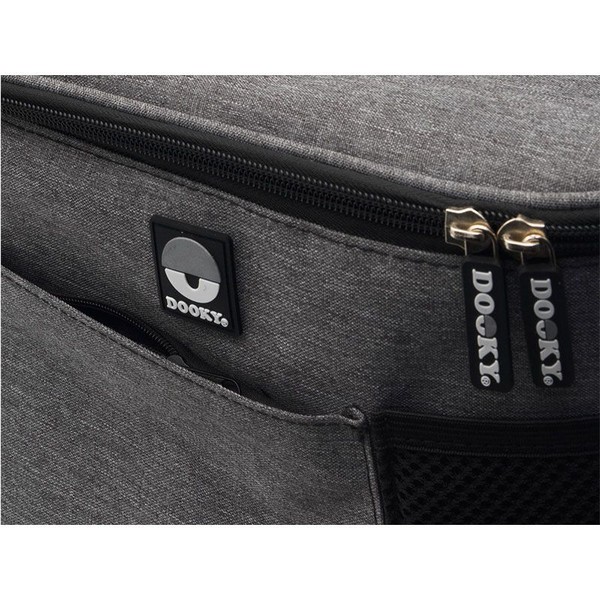 Продукт Dooky Deluxe, Grey Melange - Чанта за бебешка количка - 0 - BG Hlapeta