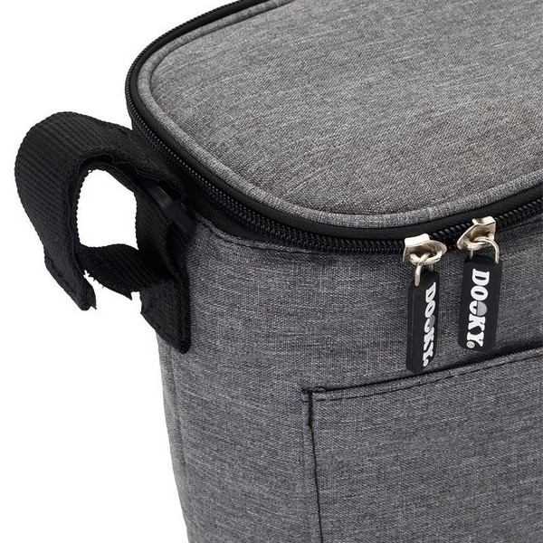 Продукт Dooky Deluxe, Grey Melange - Чанта за бебешка количка - 0 - BG Hlapeta