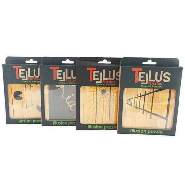 Продукт Robe Toy Илюзия - Дървен детски логически пъзел, 14 см - 0 - BG Hlapeta