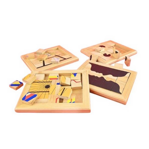 Продукт Robe Toy Илюзия - Дървен детски логически пъзел, 14 см - 0 - BG Hlapeta