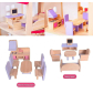 Продукт TEANTOYS - Дървена къща за кукли двуетажен мечтан дом - 1 - BG Hlapeta