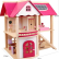 TEANTOYS - Дървена къща за кукли двуетажен мечтан дом