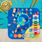 Продукт TEANTOYS - Дървена мултифункционална масичка за игра – образователен център с музикални и логически занимания - 1 - BG Hlapeta