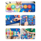 Продукт TEANTOYS - Дървена мултифункционална масичка за игра – образователен център с музикални и логически занимания - 6 - BG Hlapeta