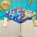 TEANTOYS - Дървена мултифункционална масичка за игра – образователен център с музикални и логически занимания