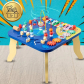 Продукт TEANTOYS - Дървена мултифункционална масичка за игра – образователен център с музикални и логически занимания - 5 - BG Hlapeta