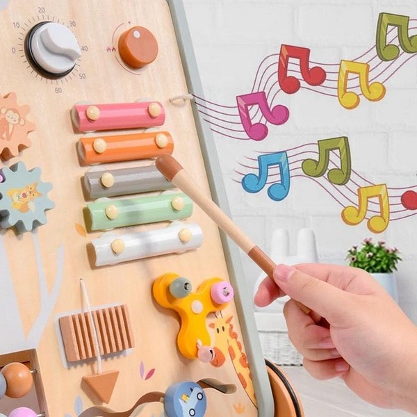 Продукт TEANTOYS - Дървена проходилка с многофункционален активити център перфектният помощник при първите стъпки! - 0 - BG Hlapeta