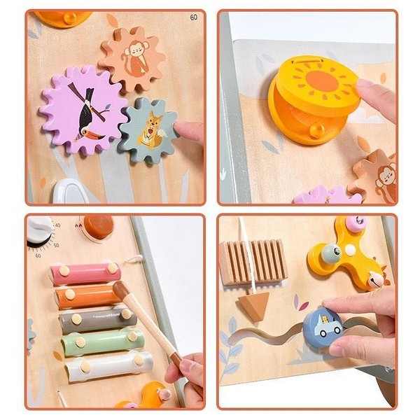 Продукт TEANTOYS - Дървена проходилка с многофункционален активити център перфектният помощник при първите стъпки! - 0 - BG Hlapeta