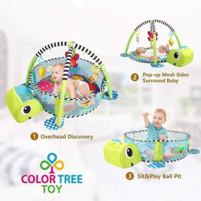 TEANTOYS Color Tree Toy - Детска активна гимнастика и басейн с топки