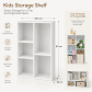 Продукт GINGER HOME - Детска Етажерка с 5 Отделения, Бял Органайзер за Книги и Играчки - 4 - BG Hlapeta