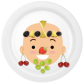 Dooky HappyPlate - Детска чиния Продукт Dooky HappyPlate - Детска чиния - 2 - BG Hlapeta