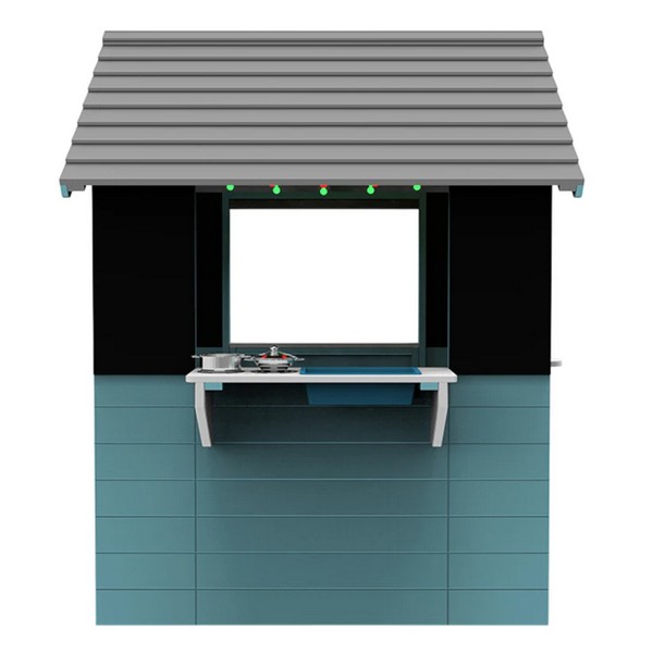 Продукт GINGER HOME - Детска дървена къща за игра с кухня – 110×103×137 см - 0 - BG Hlapeta