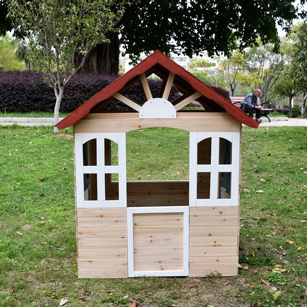 Продукт GINGER HOME - Детска дървена къщичка 115×102×129 см - 0 - BG Hlapeta