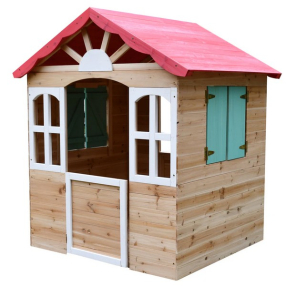 GINGER HOME - Детска дървена къщичка 115×102×129 см