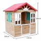 Продукт GINGER HOME - Детска дървена къщичка 115×102×129 см - 9 - BG Hlapeta