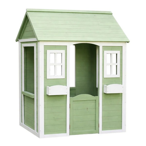 GINGER HOME - Детска Дървена Къщичка за Игра на Открито 