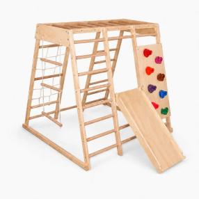 GINGER HOME - Детска Дървена Катерушка 119.5x109.5x119.5 см
