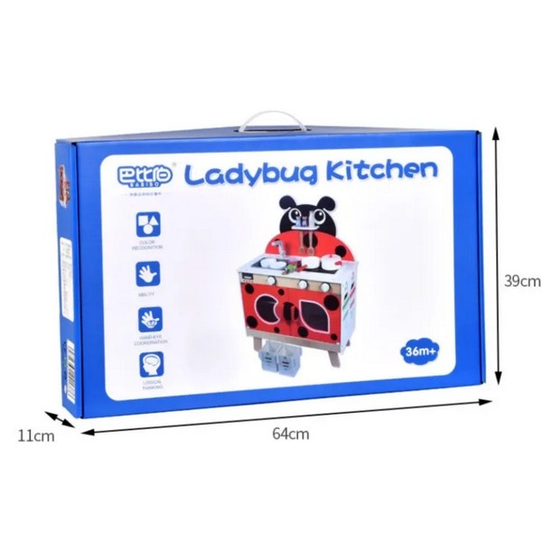 Продукт TEANTOYS - Детска дървена кухня с аксесоари - 0 - BG Hlapeta