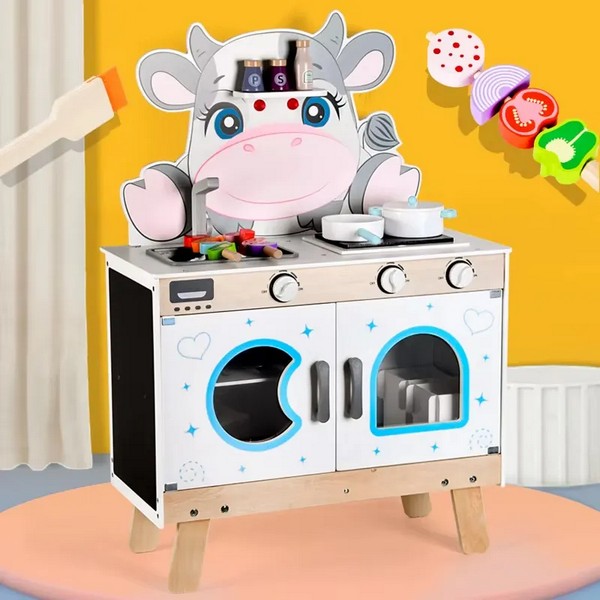 Продукт TEANTOYS - Детска дървена кухня с аксесоари - 0 - BG Hlapeta
