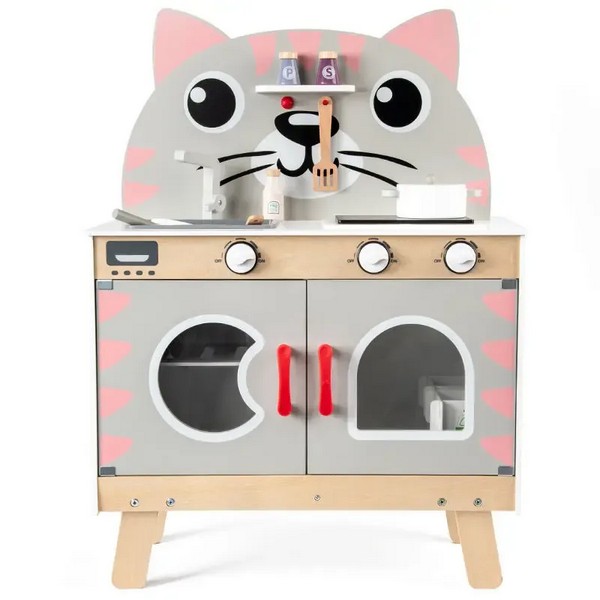 Продукт TEANTOYS - Детска дървена кухня с аксесоари - 0 - BG Hlapeta