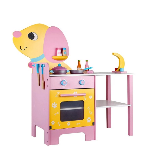 Продукт TEANTOYS - Детска дървена кухня Кученце с аксесоари - 0 - BG Hlapeta