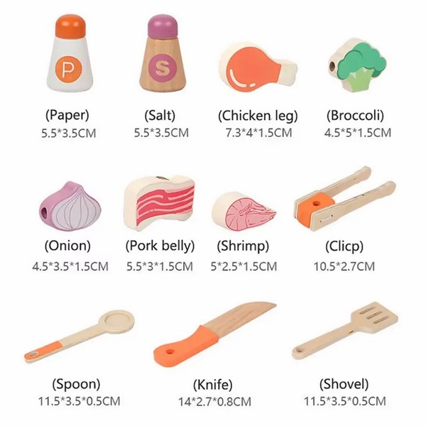 Продукт TEANTOYS - Детска дървена кухня с барбекю и аксесоари - 0 - BG Hlapeta