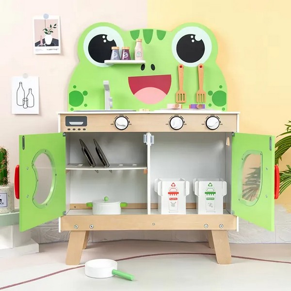 Продукт TEANTOYS - Детска дървена кухня с аксесоари - 0 - BG Hlapeta