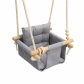 Продукт GINGER HOME Scandi – Детска Дървена Люлка Мека Памучна Седалка с Облегалка, 28×28×196 см - 4 - BG Hlapeta
