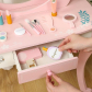 Продукт TEANTOYS - Детска дървена тоалетка с огледало и аксесоари - 3 - BG Hlapeta
