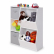 GINGER HOME - Детска Етажерка, Органайзер за Книги и Играчки с 2 Текстилни Кутии