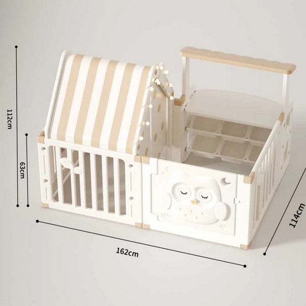 Продукт GUGA - Детска къщичка за игра "Бухалче" с модерен органайзер за играчки – подходяща за дома и за навън - 0 - BG Hlapeta