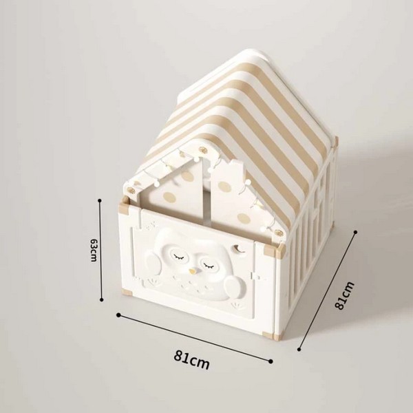 Продукт GUGA - Детска къщичка за игра "Бухалче" с модерен органайзер за играчки – подходяща за дома и за навън - 0 - BG Hlapeta