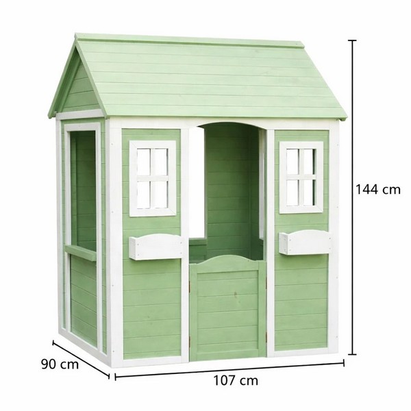 Продукт GINGER HOME - Детска Дървена Къщичка за Игра на Открито  - 0 - BG Hlapeta