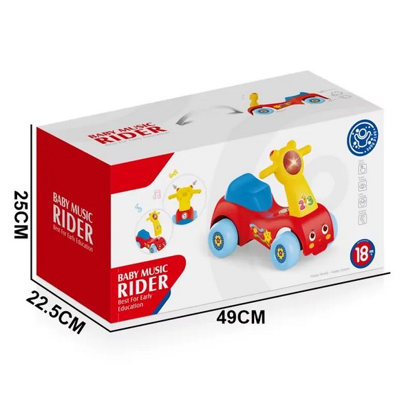 Продукт TEANTOYS - Детска кола за яздене със светлини и музика - 0 - BG Hlapeta