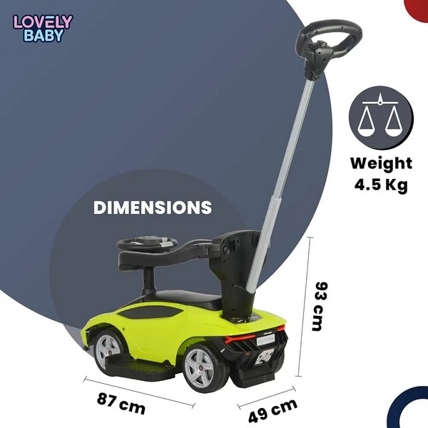Продукт TEANTOYS Lamborghini Huracán - Детска кола за бутане с родителски контрол - 0 - BG Hlapeta