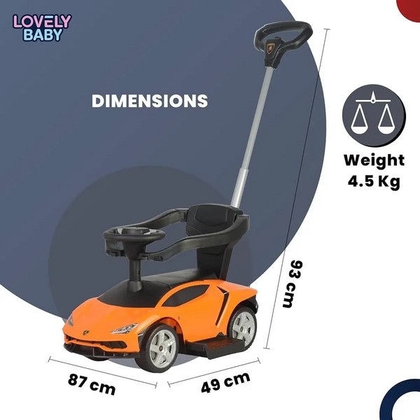 Продукт TEANTOYS Lamborghini Huracán - Детска кола за бутане с родителски контрол - 0 - BG Hlapeta