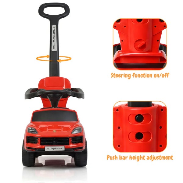 Продукт TEANTOYS Porsche Cayenne 3 в 1 - Детска кола за бутане с родителски контрол - 0 - BG Hlapeta