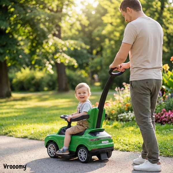 Продукт TEANTOYS Porsche Cayenne 3 в 1 - Детска кола за бутане с родителски контрол - 0 - BG Hlapeta