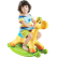 TEANTOYS - Детска люлка и яздилка 2 в 1 - с колелца и стабилна основа 1