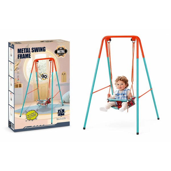 TEANTOYS - Детска люлка със стабилна метална стойка