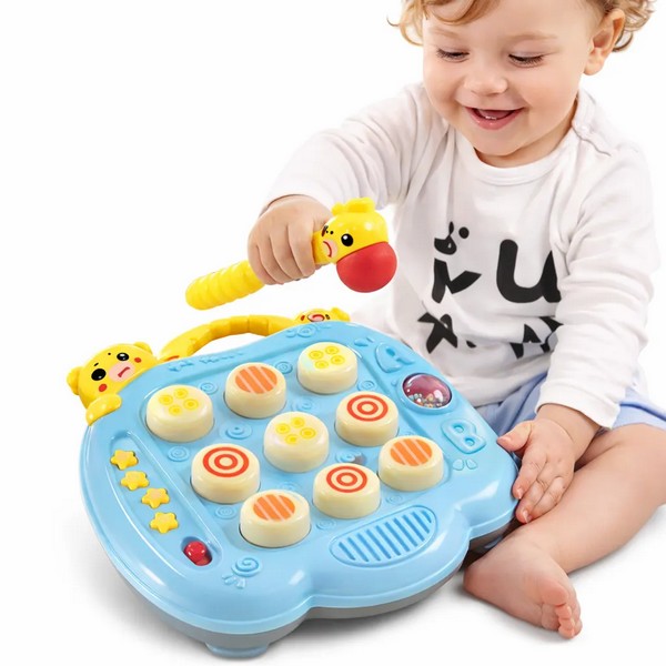 Продукт TEANTOYS Удари къртицата - Детска музикална игра с чукче, светлини и звуци - 0 - BG Hlapeta