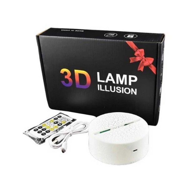 Продукт Robe Toy Космонавт - Детска нощна декоративна лампа 3D, променящи се цветове, 20 см - 0 - BG Hlapeta